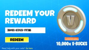 REDEEM FREE V BUCKS AVAILABLE TO ALL PLAYERS!