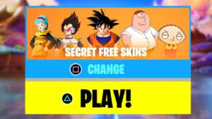 SECRET FREE SKINS in Fortnite Map Code!