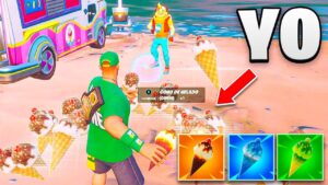 SOLO HELADOS de Fortnite para GANAR!