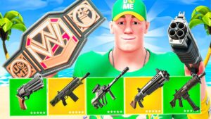 STUFF de JOHN CENA SEULEMENT pour FAIRE TOP 1 sur FORTNITE