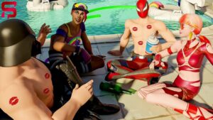 Spider-Man Zero & Darth Vader PLAY SPIN THE BOTTLE with GIRLS IN LOVE... Fortnite