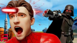 Spider-Man is KILLED by Darth Vader's Dark Side.... Fortnite