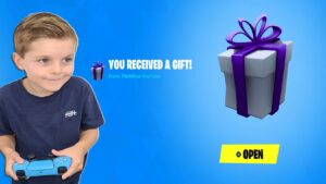 TRUMAnn GIFTING My 8 Year Old Kid NEW GALAXY Tournament Skin Bundle in The Fortnite item Shop