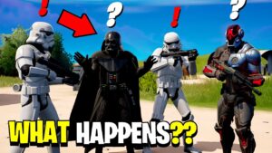 What Happens if Boss Foundation Meets Boss Darth Vader & Stormtroopers Fortnite!