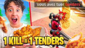 1 KILL = 1 TENDERS sur Fortnite BATTLE ROYALE 2 ans après !