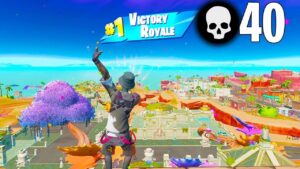 40 Elimination Solo vs Squads Win Full Gameplay Season 3 (Fortnite Chapter 3)