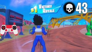 42 Elimination Solo Vs Squads Full Game (Fortnite Chapter 3 Season 3 PS4 Controller)