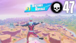 47 Elimination Solo vs Squads Win Full Gameplay Fortnite Chapter 3 Season 3 (PS4 Controller)