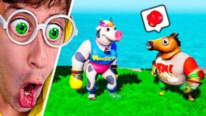 Batalla Animales SÓLO PUÑOS 👊💥!!! (🐄 VACA vs CABALLO 🐴) - Rumbleverse TEKENDO