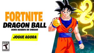 CHEGOU DRAGON BALL Z no Fortnite! Teaser da Parceria Dragon Ball x Fortnite