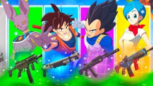 DESAFIO DO DRAGON BALL ALEATÓRIO NO FORTNITE *IMPOSSÍVEL*