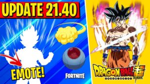 DRAGONBALL CHEGOU NO FORTNITE! ATUALIZAÇÃO 21.40 (DESAFIOS e RECOMPENSAS GRÁTIS?)