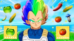 Dear Fortnite, Vegeta is overpowered
