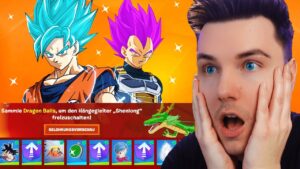 Der NEUE *KOSTENLOSE* DRAGONBALL BATTLEPASS in Fortnite 3 (SON GOKU VEGETA)