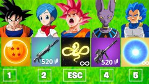 Die *NEUE* ZUFÄLLIGE DRAGON BALL CHALLENGE in Fortnite Kapitel 3