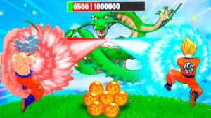 ENCONTREI as 7 ESFERAS do DRAGÃO SECRETA e SHENLONG APARECEU no Fortnite x Dragon Ball