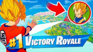 FAIRE TOP 1 avec le KAMEHAMEHA de GOKU sur FORTNITE