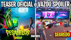 FORTNITE - TEASER HALLOWEEN 2022, RECOMPENSAS REMOVIDAS e LOCAL DRAGON BALL?