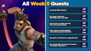 Fortnite All Week 9 Season Quests Guide - Chapter 3 Season 3