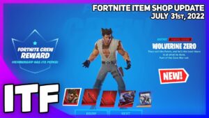 Fortnite Item Shop *NEW* WOLVERINE ZERO SET! [July 31st, 2022] (Fortnite Battle Royale)