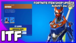 Fortnite Item Shop NOT VERY GOOD SHOP TODAY. [August 2nd, 2022] (Fortnite Battle Royale)