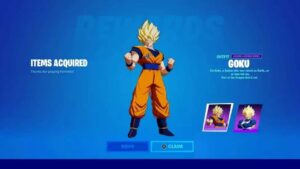 Fortnite pero soy Goku...