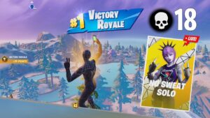 High Elimination No Sweat Solo Cup Win (Tournament Gameplay) | Fortnite Season 3 Chapter 3