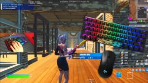 HyperX Alloy Origins 60 Chill 🤩 Keyboard & Mouse Sounds ASMR 😴 Fortnite Titled Towers Gameplay