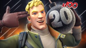 I got a 20 BOMB in Fortnite 100 times in a row... (World Record?)