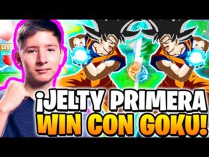 JELTY Qué PASA si 2 KAMEHAMEHA CHOCAN en FORTNITE 🏆 GANA LA PARTIDA CON LA *SKIN DE GOKU* 🔥 RESUMEN