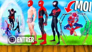 J'INFILTRE un SERVEUR de SPIDERMAN SECRET sur FORTNITE