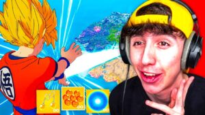 J’ai TROUVÉ le POUVOIR MYTHIQUE de DRAGON BALL sur Fortnite ! (trop cheaté)