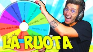 LA RUOTA SCEGLIE COME GIOCARE LA PARTITA SU FORTNITE !!