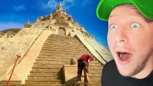 Le Plus Gros Château de Sable JAMAIS CONSTRUIT !