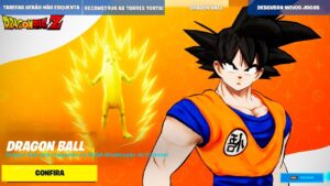 NOVA ATUALIZAÇÃO DO DRAGON BALL DO FORTNITE *ATUALIZAÇÃO DO GOKU NO FORTNITE*