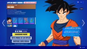 NUEVAS SKINS DE *DRAGON BALL* NUEVA TIENDA FORTNITE HOY 16 DE AGOSTO *TIENDA DE FORTNITE*