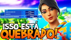 O MODO "SURDO" ESTÁ QUEBRANDO O FORTNITE!