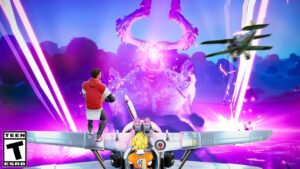 O REI DA TEMPESTADE VOLTOU PARA o EVENTO de HALLOWEEN  no Fortnite Temporada 4!