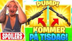 PUMP KOMMER TILL FORTNITE PÅ TISDAG!