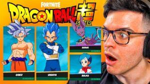 REACCIONO a la TIENDA de DRAGON BALL x FORTNITE