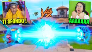 SFIDO TUBERANZA 1 VS 1 SOLO KAMEHAMEHA su FORTNITE (FINITO MALE)