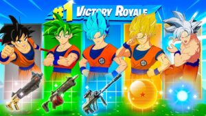 THE *RANDOM* GOKU CHALLENGE IN FORTNITE!
