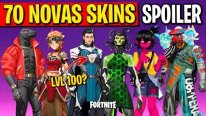 TODAS AS NOVAS SKINS DE HALLOWEEN DO FORTNITE! (PASSE TEMPORADA 4 e MAIS!)
