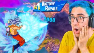 TROPPO FACILE VINCERE CON LA KAMEHAMEHA DI GOKU su FORTNITE !