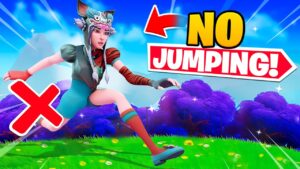 The *NO JUMPING* Challenge in Fortnite! (impossible)