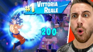 VINCO Giocando con la KAMEHAMEHA! *TROPPO FORTE* Dragon Ball x Fortnite ITA!