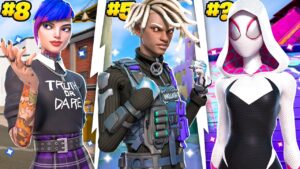 21 Most *TRYHARD* Skins In Fortnite Season 4!