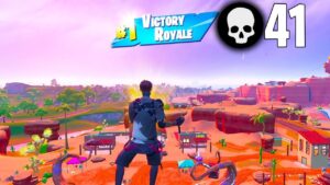 41 Elimination Solo vs Squads Win Full Gameplay Season 3 (Fortnite PC Controller)