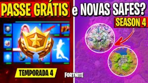 A TEMPESTADE VAI MUDAR NA TEMPORADA 4 do FORTNITE!? (RESGATAR PASSE DE BATALHA GRÁTIS)