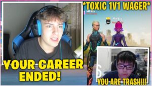 CLIX ENDED His Biggest HATER CAREER In 1v1 BOXFIGHT Wager! (Fortnite Moments)